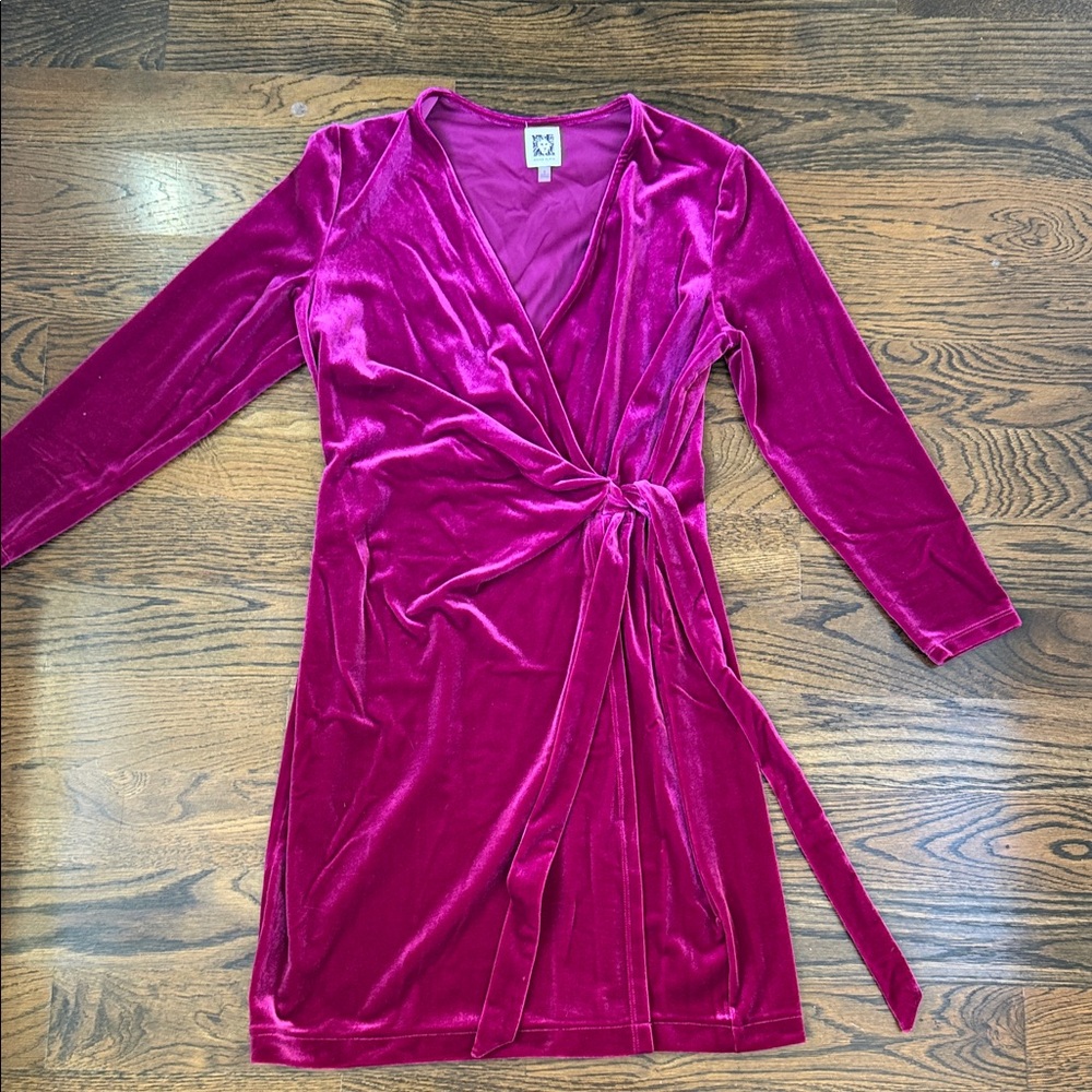 Anne Klein Velvet Dress Size Small